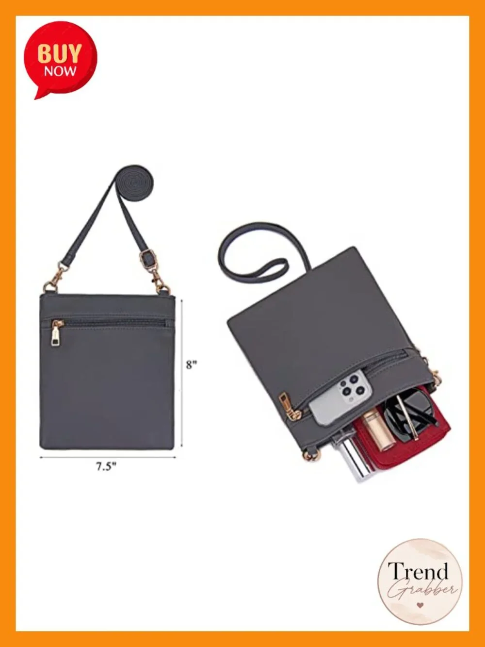 Large Hobo Crossbody Bag Wallet Set Women Faux Leather Shoulder Handbag